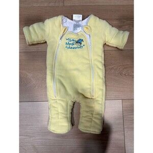 Baby Merlin's Magic Sleepsuit Swaddle Transition Product Yellow - Small 3-6 Mont